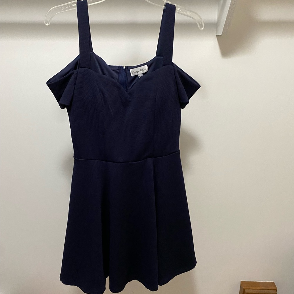 Honey and Rosie navy dress